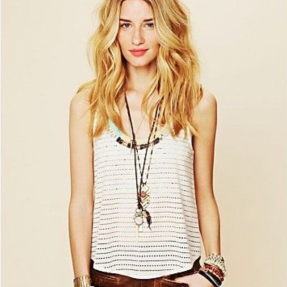 Free People Beaded / Sequined Top